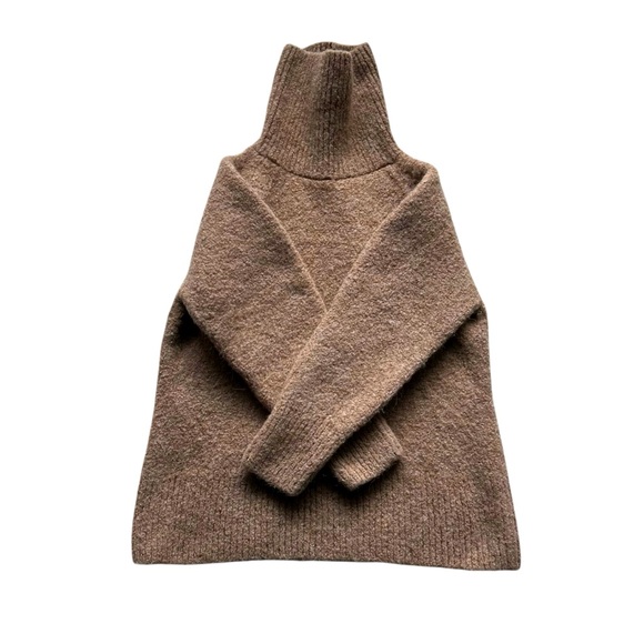 Aritzia The Group by Babaton 100% Alpaca Turtleneck Size L - Picture 3 of 9